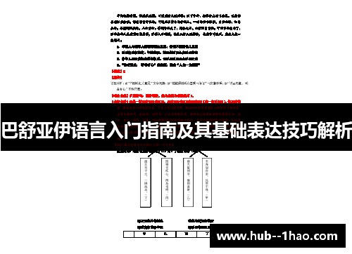 巴舒亚伊语言入门指南及其基础表达技巧解析 巴舒亚伊语言入门指南及其基础表达技巧解析