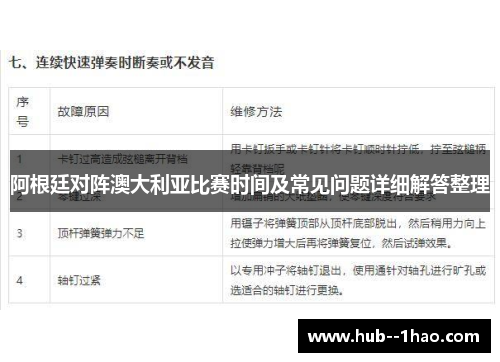 阿根廷对阵澳大利亚比赛时间及常见问题详细解答整理 阿根廷对阵澳大利亚比赛时间及常见问题详细解答整理